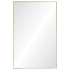 Ren Wil Florence 21" W x 32" H Modern Rectangular Framed Bathroom Wall Mirror Gold Leaf