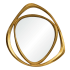 Ren Wil Goldie 39-1/2" W x 42" H Specialty Framed Bathroom Mirror Gold Leaf