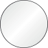 Ren Wil Posadas 36" Diameter Circular Bathroom Mirror Matte Black