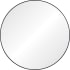 Ren Wil Sami 48" Diameter Circular Bathroom Mirror Matte Black