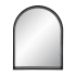 Ren Wil Cove 36" W x 46" H Arched Wood Framed Bathroom Mirror Matte Black