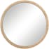 Ren Wil Rita 48" Diameter Circular Flat Rattan Framed Accent Mirror Natural