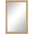 Ren Wil Sara 24"W x 36"H Rectangular Flat Rattan Framed Accent Mirror Natural