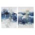 Ren Wil Adhara 48" x 36" Frameless Abstract Painting - Set of 2 Blue