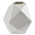 Ren Wil Martins 6 1/2" Tall Dolomite Geometric Vase White