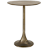 Ren Wil Sparta 18" Diameter Aluminum Accent Table Sparta