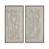 Ren Wil Volterra 40" x 20" Framed Abstract Mixed Media Print White