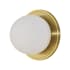Ren Wil Hugo 7" Tall LED Wall Sconce Antique Brushed Brass