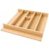 Rev-A-Shelf Wood Classics 19-1/4" x 19-1/2" Right Size Shallow Drawer Utensil Drawer Organizer Drop In Insert Natural Maple