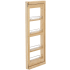 Rev-A-Shelf Wood Classics 3"W Pull Out Between Cabinet Wall Filler Organizer for 36" Upper Cabinet New / Remodel Kitchen Applications with Soft Close Maple
