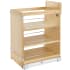 Rev-A-Shelf Wood Classics Soft Close 14-3/4"W Pull Out Base Cabinet Slide Out Organizer with BLUMOTION Slides Maple
