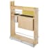 Rev-A-Shelf Wood Classics 7-1/3"  Narrow Kitchen Cooking Knife Block Utensil Pull Out Slide Cabinet Organizer with Soft Close Maple