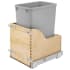 Rev-A-Shelf Wood Classics 11-3/4"W Single Pull Out 32 Qt / 8.75 Gallon Trash Can Drawer System with Soft Close Maple