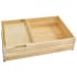 Rev-A-Shelf Wood Classics 34-1/2"W Soft Close Two Tier Deep Drawer Pull Out Kitchen Storage / Organizer Maple