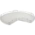 Rev-A-Shelf Contemporary Single 1 Shelf 32" Kidney Shaped Lazy Susan with Swivel Bearing Base and Wire Rim for Corner Base Cabinets Gray