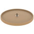 Rev-A-Shelf Classic 1 Shelf 28" Full Circle Lazy Susan with Chrome Hub for Corner Base Cabinets - Shelf ONLY Almond