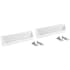 Rev-A-Shelf Sink Classics Set of (2) - 14"W Polymer Tip Out Sink Sponge Trays with Hinges for Sink Base Cabinets White
