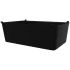 Rev-A-Shelf Classic Closet 24" Cloth Canvas Basket Liner for CB-241611-1 Closet Baskets Black