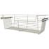 Rev-A-Shelf Classic 30"W x 13"D x 10-1/2"H Slide Out Pull Out Closet Basket for Custom Closet Systems Satin Nickel