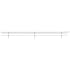 Rev-A-Shelf CSR Series 23 Inch Wire Shoe Rail Chrome