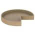 Rev-A-Shelf Lazy Daisy 18" Natural Wood Kidney Lazy Susan Shelf for Corner Wall Cabinets - Shelf ONLY Maple / Chrome