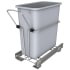 Rev-A-Shelf Classic 20 Qt / 4 Gallon Under Sink Pull Out Trash Can with Steel Ball Bearing Slides for 12" Base Cabinets Chrome