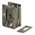 Richelieu 3-1/4 Inch x 2-1/4 Inch Flush Rectangular Privacy Pocket Door Lock Antique Brass