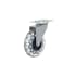 Richelieu 130 lb. Maximum Weight Capacity Swivel Mount Caster Royal Blue / Clear