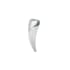 Richelieu 8 Inch Tall Aluminum Furniture Leg Polished Aluminum