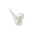 Richelieu 7-5/16 Inch Single Metal Coat Hook Brushed Nickel