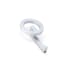 Richelieu 6-7/8 Inch Single Metal Coat Hook Matte Chrome