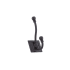 Richelieu 4-15/16 Inch Double Iron Coat Hook Black Forged Iron