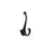 Richelieu Double Robe Hook Matte Black