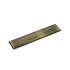 Richelieu 3-3/4 Inch (96 mm) Center to Center Rectangular Cabinet Pull Backplate from the Expression Collection Antique English