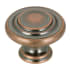 Richelieu 1-3/8 Inch Mushroom Cabinet Knob Antique Copper