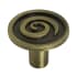 Richelieu 1 Inch Mushroom Cabinet Knob Antique English