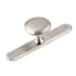 Richelieu 1-9/16" Mushroom Wardrobe Knob Brushed Nickel