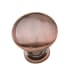 Richelieu 1-3/16 Inch Mushroom Cabinet Knob Antique Copper