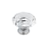 Richelieu 1-9/16 Inch Mushroom Cabinet Knob Chrome / Clear