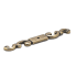 Richelieu 5-1/4 Inch Wide Cabinet Knob Backplate Burnished Brass