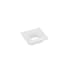 Richelieu 2-9/16 Inch Square Cabinet Knob White