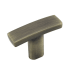 Richelieu Expression 1-1/2 Inch Rectangular Cabinet Knob Antique English