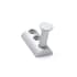 Richelieu 1-9/16 Inch Single Aluminum Coat Hook Aluminum