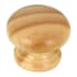 Richelieu 1-3/8 Inch Mushroom Cabinet Knob Finished Pine