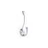 Richelieu 6 Inch Double Metal Coat Hook Chrome