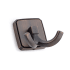 Richelieu 2-1/8 Inch Double Metal Coat Hook Brushed Oil-Rubbed Bronze