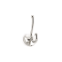 Richelieu 4-3/8 Inch Double Metal Coat Hook Nickel
