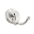 Richelieu 2-3/4 Inch Double Metal Coat Hook Brushed Nickel
