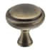 Richelieu 1-1/4 Inch Mushroom Cabinet Knob Antique English