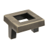 Richelieu 1-5/8 Inch Square Cabinet Knob Antique English
